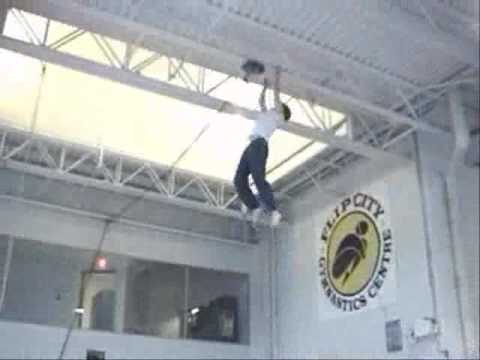 Crazy Trampoline stunt