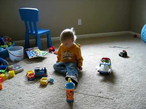 Tyler Playing Basketball