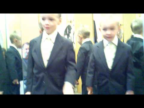 Tyler and Evan in Wedding Suits