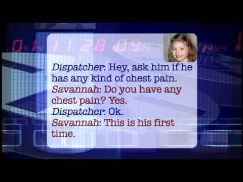 5-year-old Savannah&#039;s Calm Call with 911 - THE BONNIE HUNT SHOW