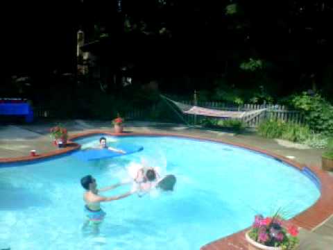 Zagha Flip - Gainer into pool chair