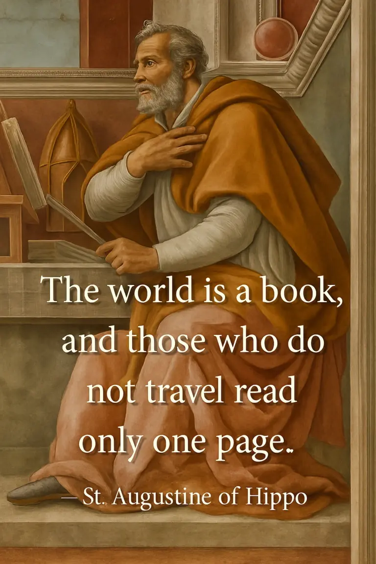 Great Quote from St. Augustine of Hippo…