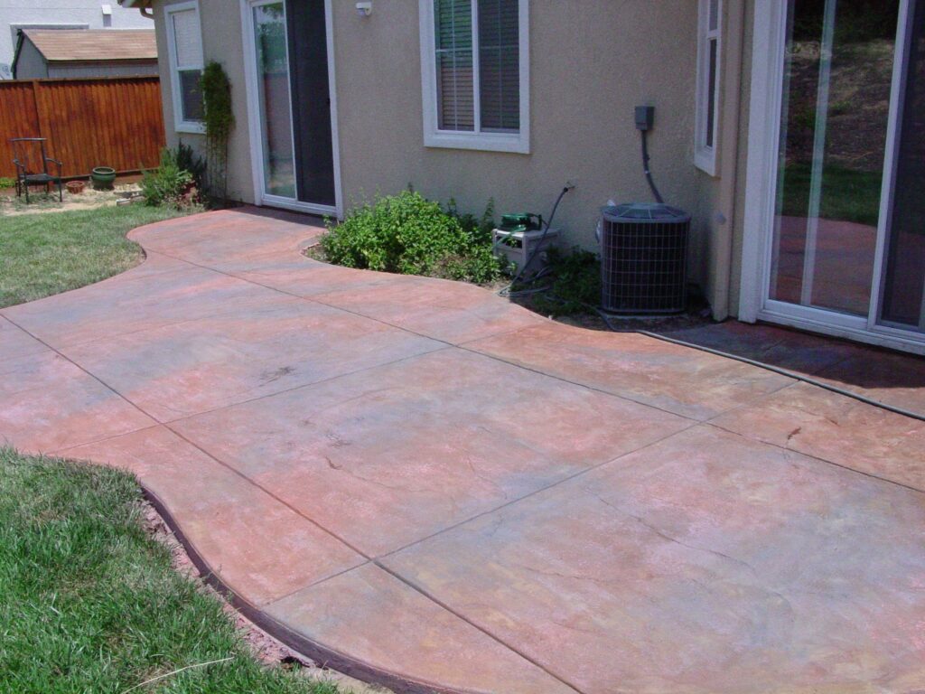 Patio Got Acid Washed Today…