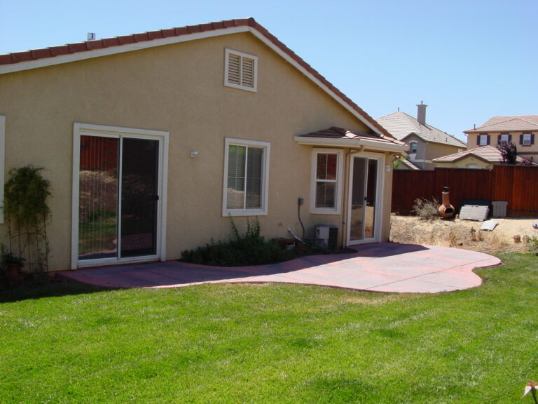 Patio – almost finished