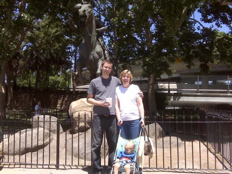 Picture: Tyler, my mom & I in Sacramento