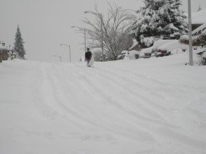 Clackamas, OR Snow on 12/22/08