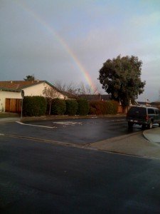 Rainbow This Morning in Livermore, CA