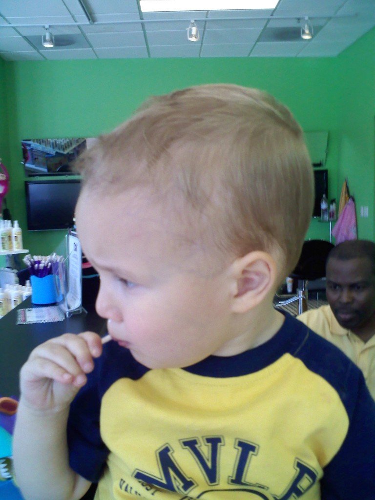 Tyler’s first haircut picture