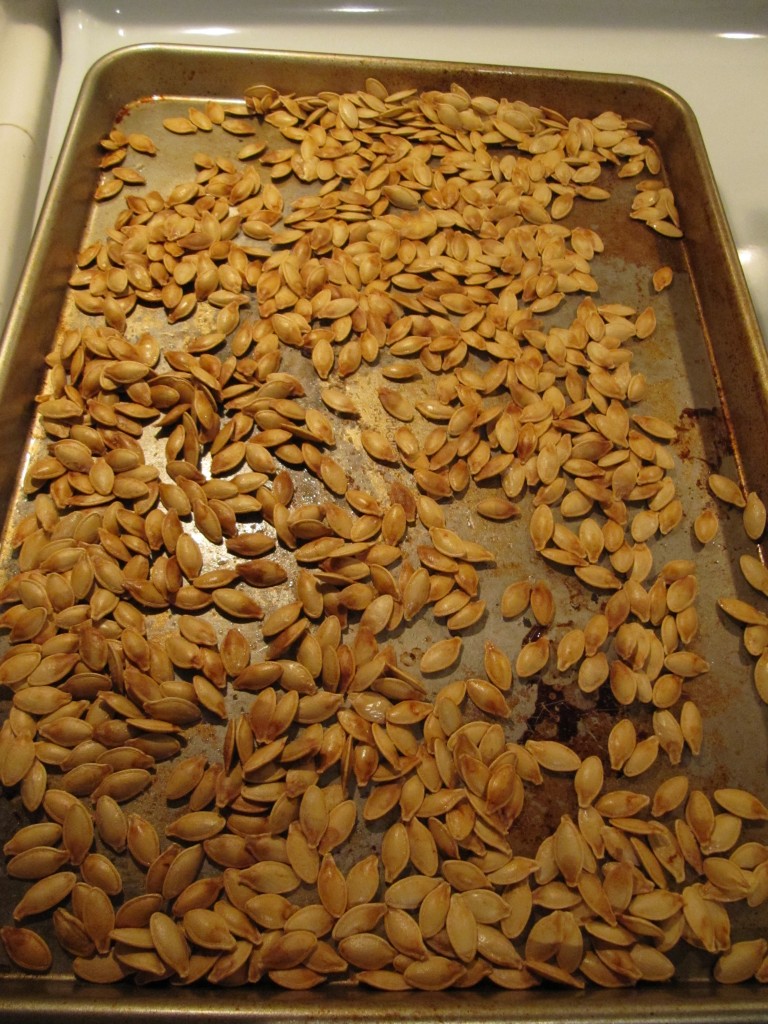 How to bake pumpkin seeds