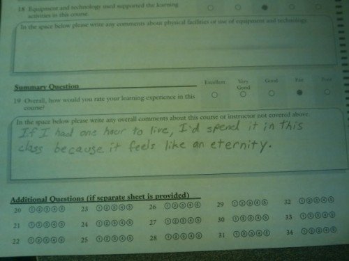 Honest Feedback