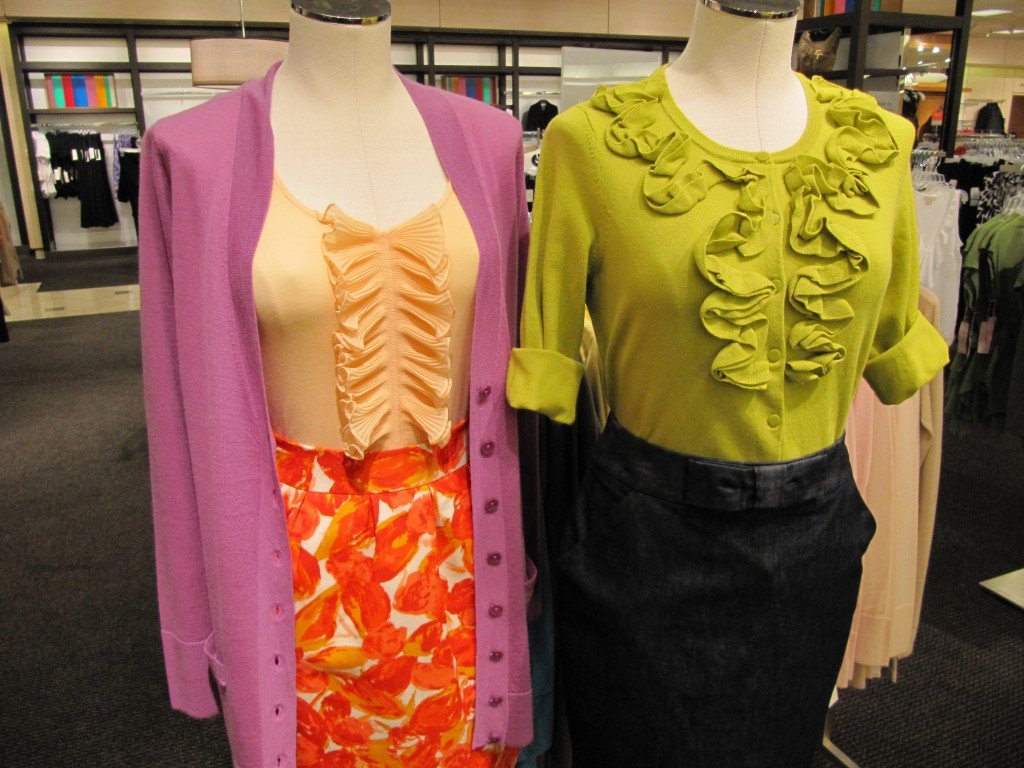 Unusual mannequin outfits at Nordstrom