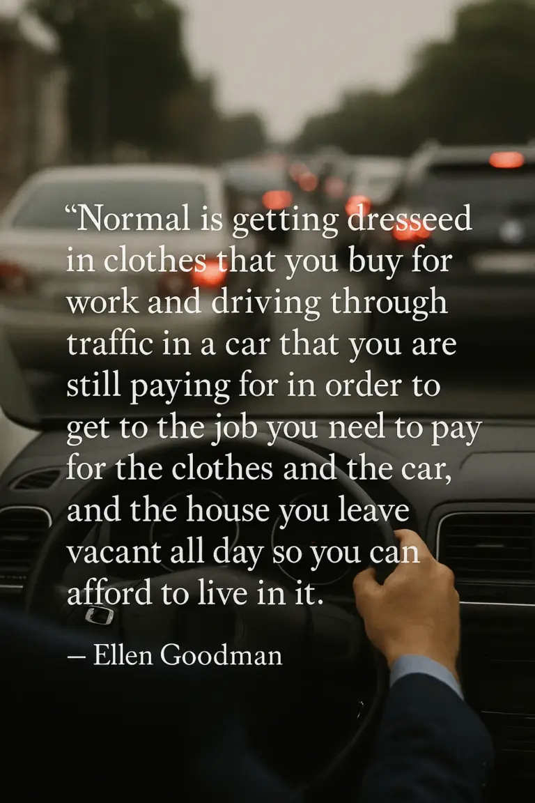 Being Normal Is Absurd