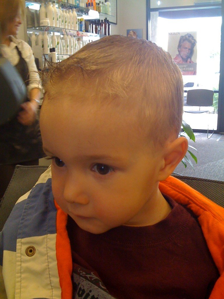 Tyler's First Big Boy Haircut - JeremyPerson.com