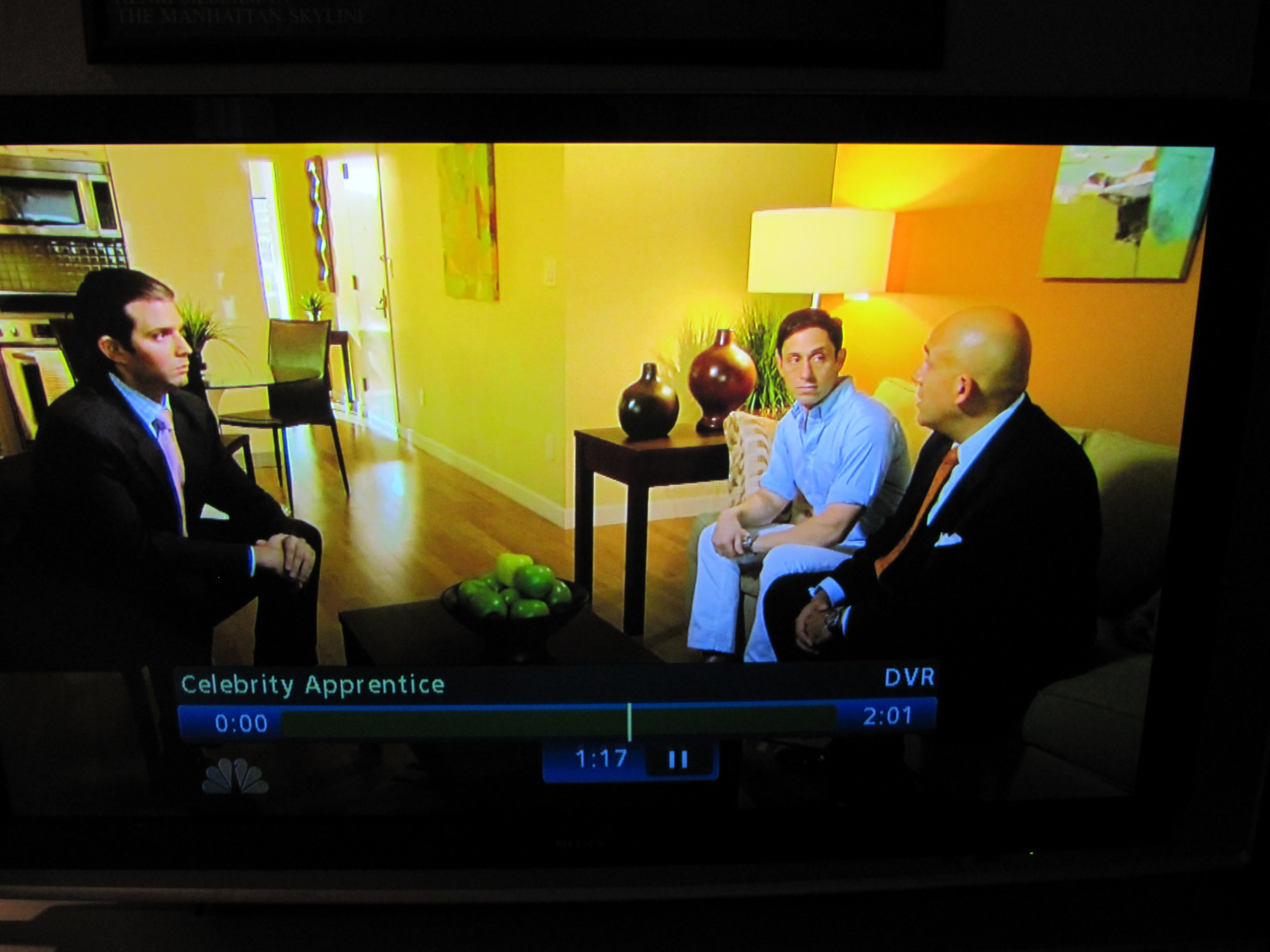 Celebrity Apprentice Wall Color & Rambo