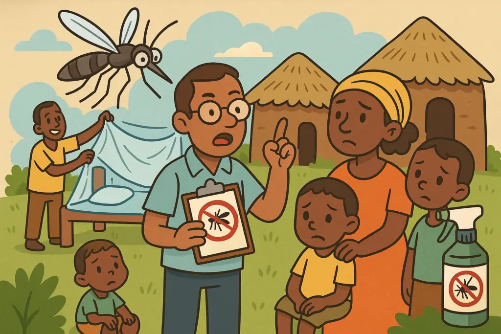 Anti-malaria education in Africa