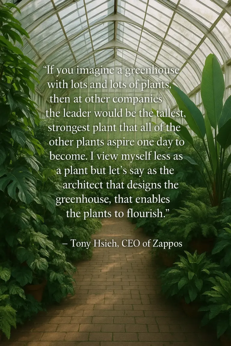 Leaders Are Like Architects Of Greenhouses