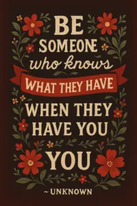 Know What You Have