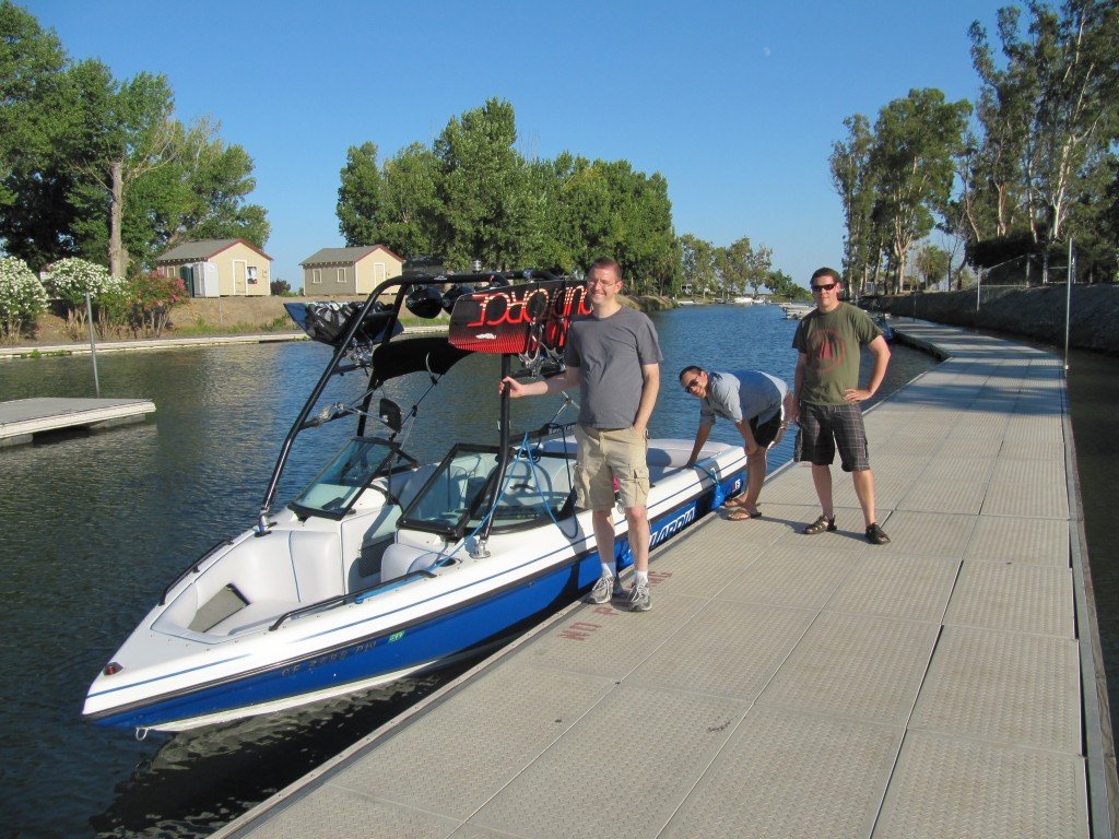 Boating on the Delta with the Safeway web guys