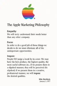 The Apple Marketing Philosphy