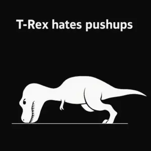 T-Rex Hates Push-Ups