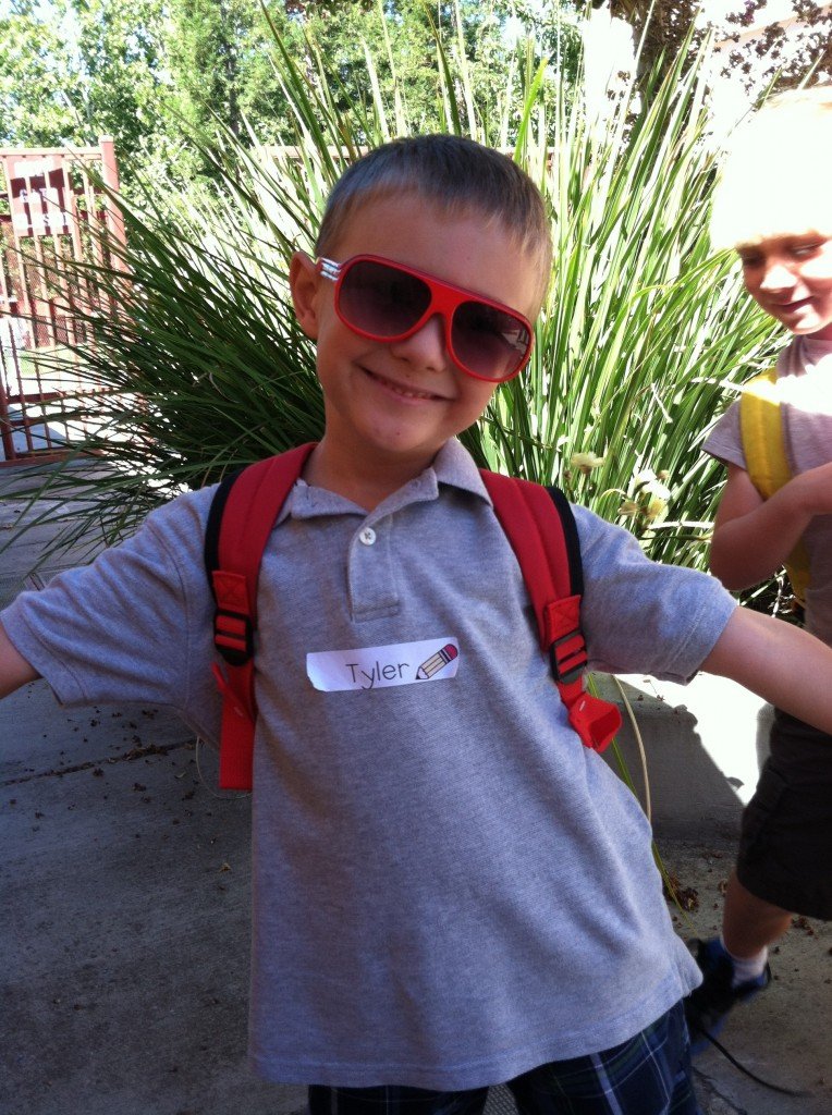 Tyler’s first day of Kindergarten